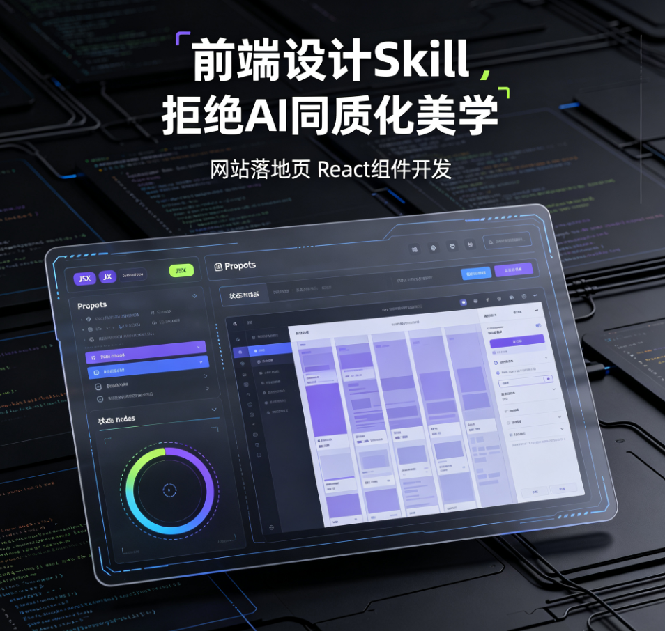 前端设计Skill 拒绝AI同质化美学